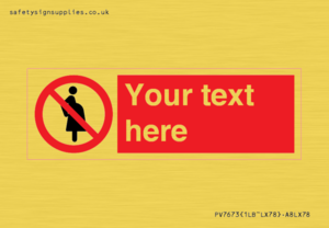 Custom prohibition not for pregnant women